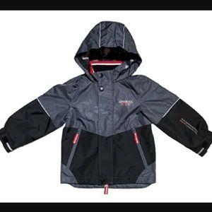 London fog fleece lined wind jacket coat 7 8 M